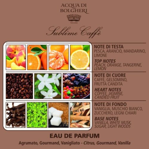 Dr. Taffi Acqua di Bolgheri Eau de Parfum Sublime Coffee 100ml