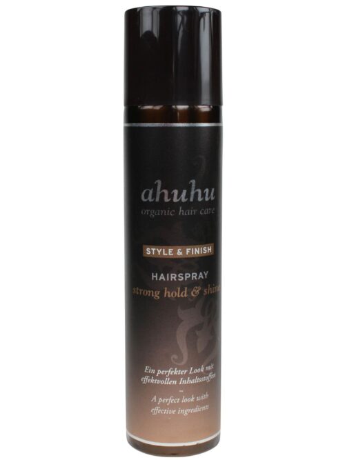 ahuhu organic hair care Strong hold & shine Haarspray 300ml (silikonfrei)