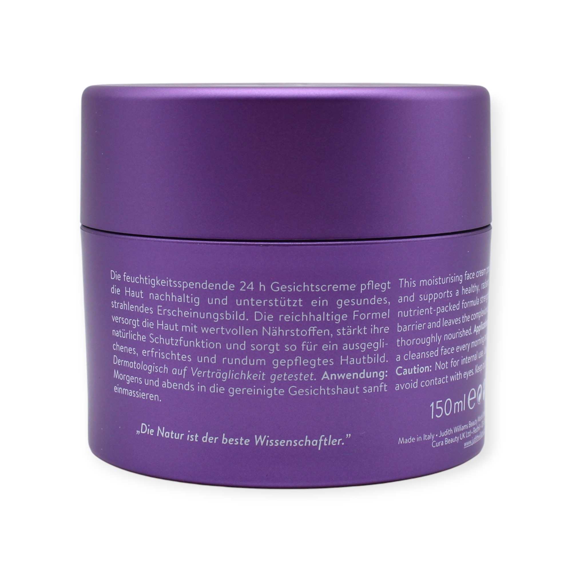 Judith Williams Phytomineral 24h Aufbaucreme - 150ml – Bild 2