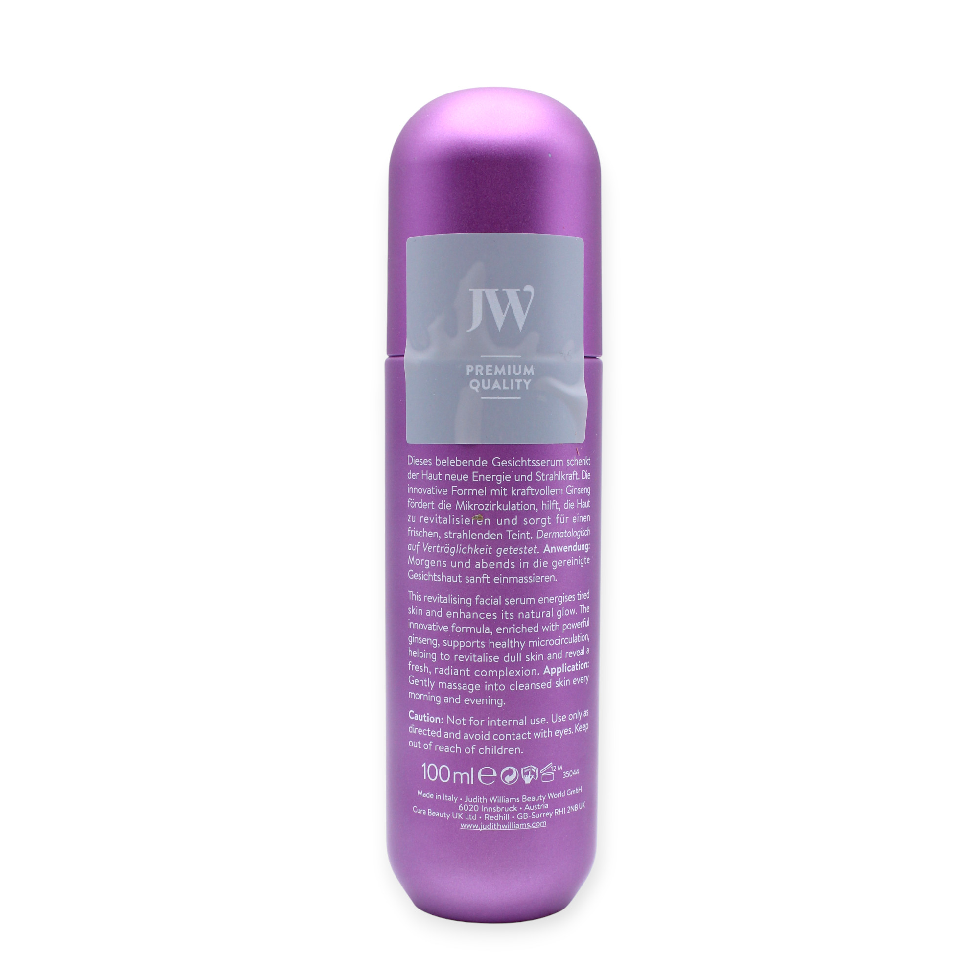 Judith Williams Phytomineral Ginseng Glow Serum 100ml