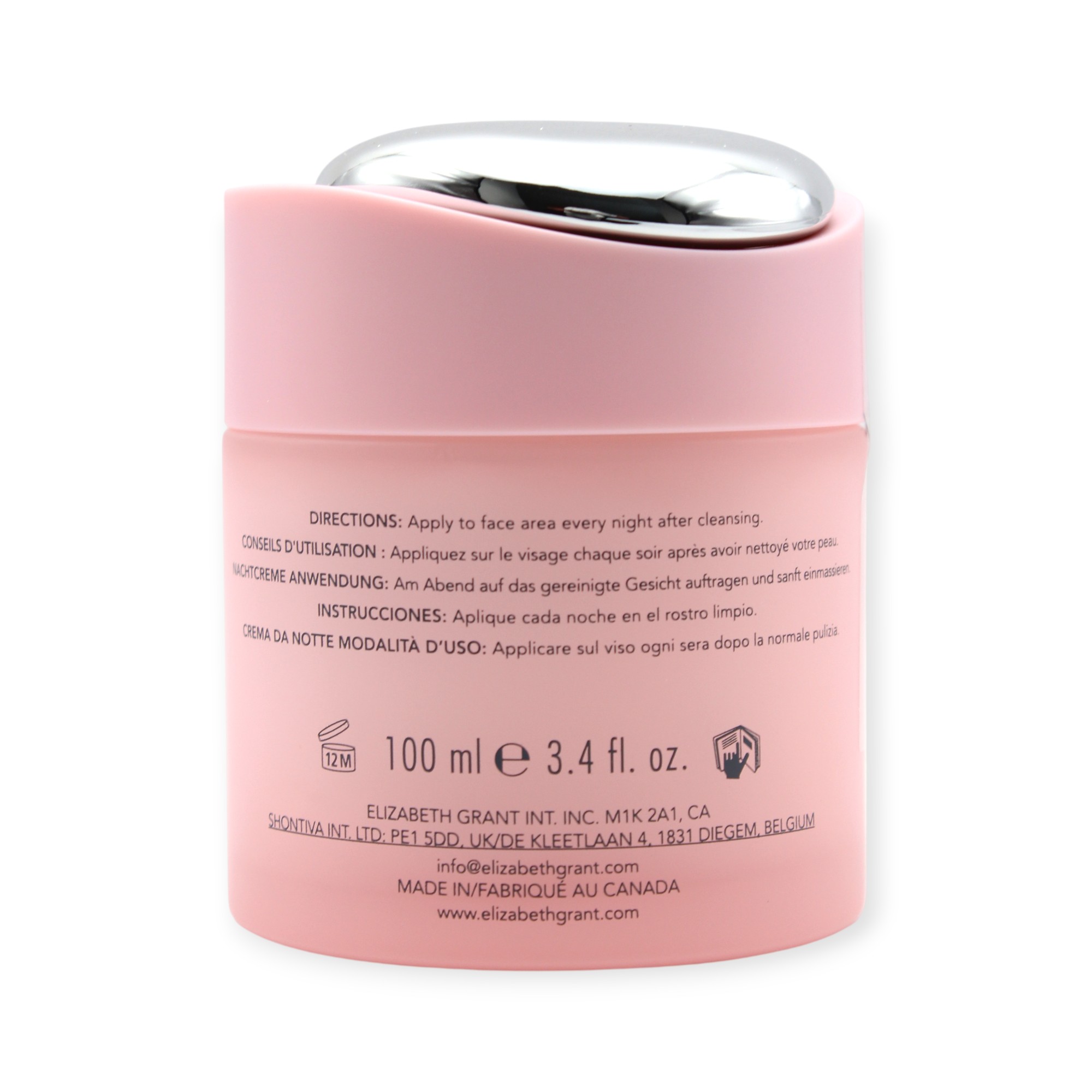ELIZABETH GRANT Collagen Re Inforce Platinum Edition Nachtcreme 100ml – Bild 2