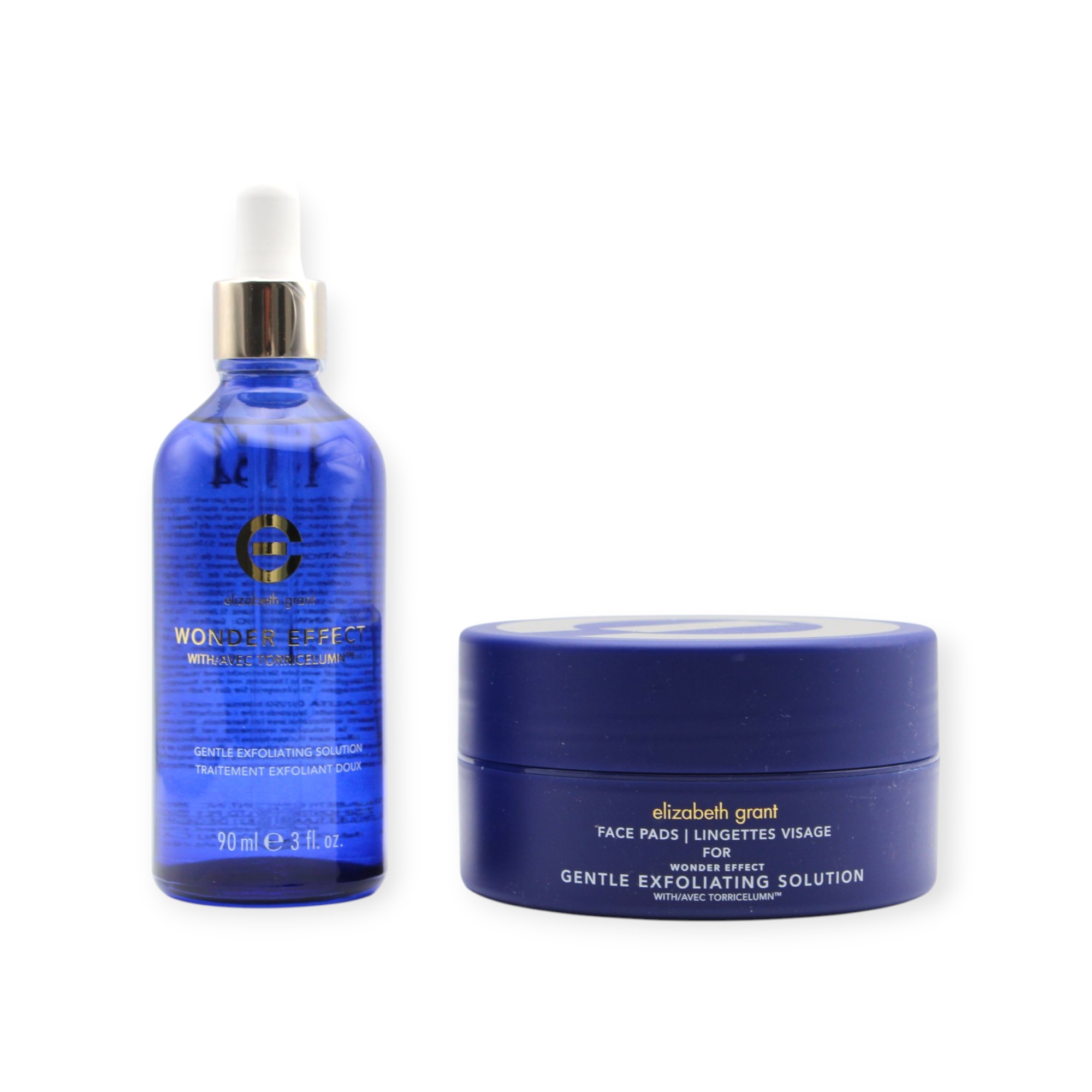 Elizabeth Grant Wonder Effect Gentle Exfoliating Solution 90ml + Exfoliating Pads 30 Stück