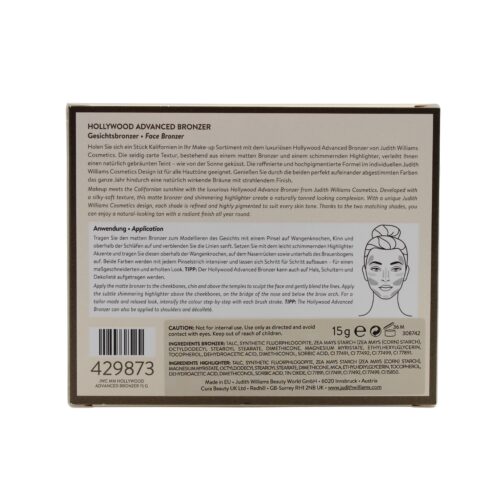 Judith Williams My Make up HOLLYWOOD ADVANCED BRONZER 15g