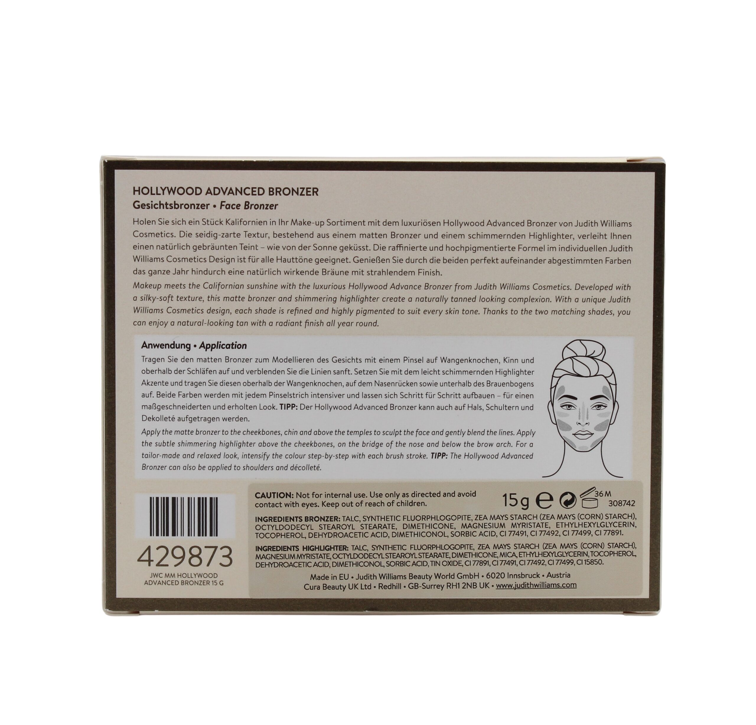 Judith Williams My Make up HOLLYWOOD ADVANCED BRONZER 15g – Bild 4