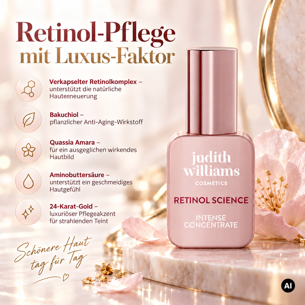 Die wichtigsten Inhaltsstoffe auf einen Blick: