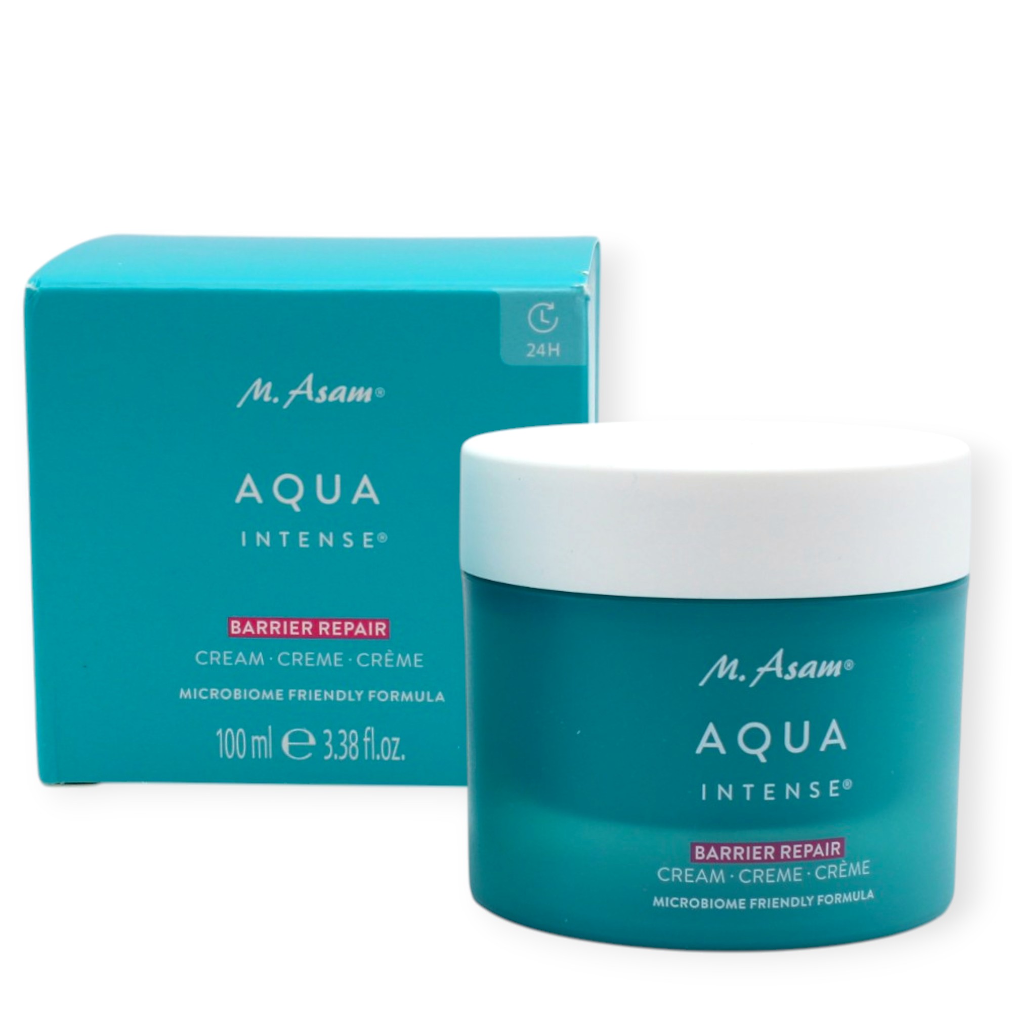 M. Asam Aqua Intense Barrier Repair Creme 100ml mit Hyaluron, Ceramiden & Cica – Bild 2