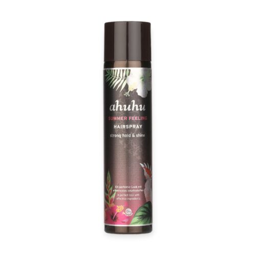 ahuhu organic hair care STYLE & FINISH Summer Feeling Hairspray 300ml Limited Edition