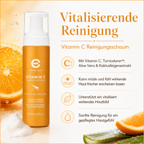 ELIZABETH GRANT Vitamin C mit Aloe Reinigungsschaum Vitalisierende Reinigung