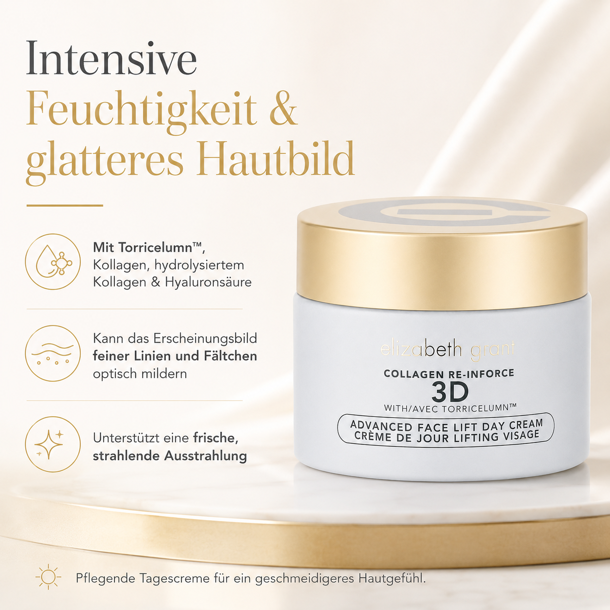 ELIZABETH GRANT Collagen Re-Inforce 3D Advanced Face Lift Tagescreme, 50 ml – Bild 2