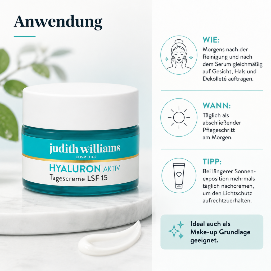 Judith Williams Hyaluron Aktiv 50ml Tagescreme LSF 15