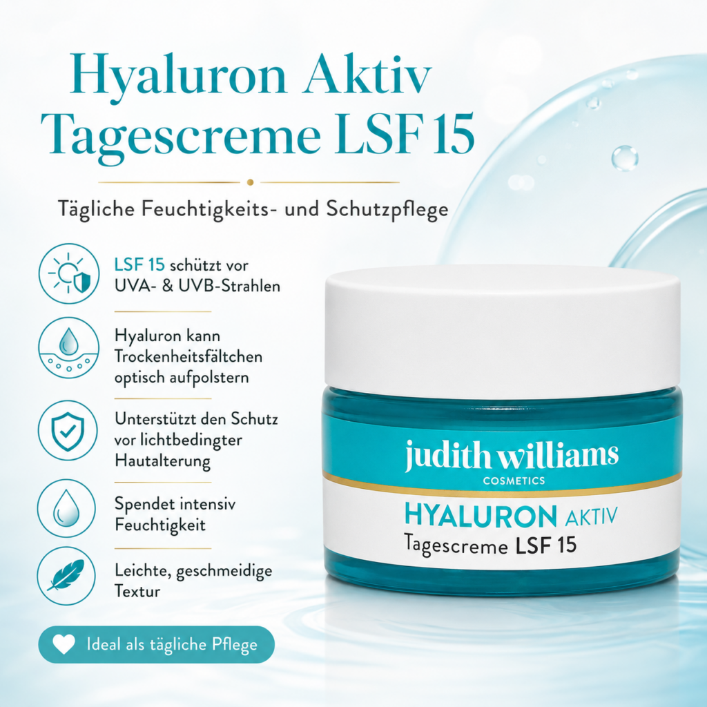 Judith Williams Hyaluron Aktiv 50ml Tagescreme LSF 15