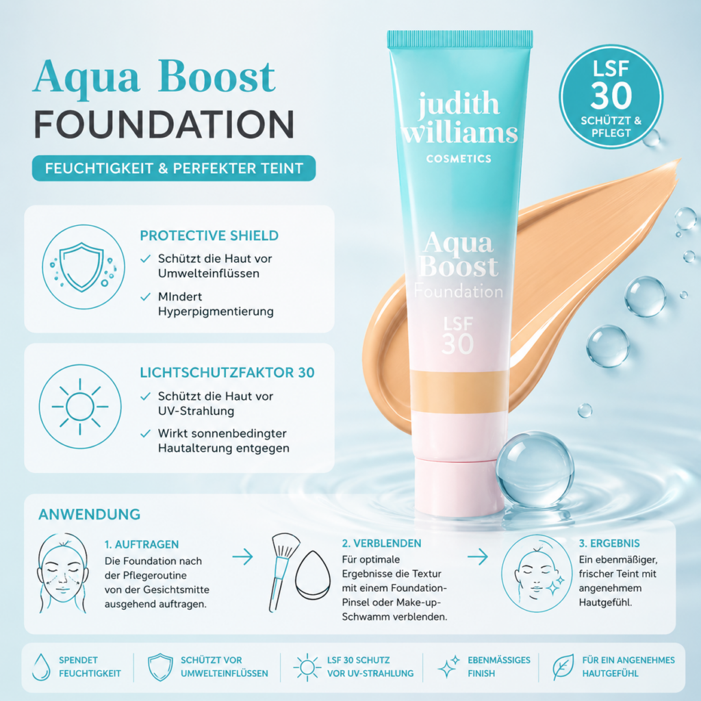 Judith Williams Aqua Boost Foundation LSF 30
