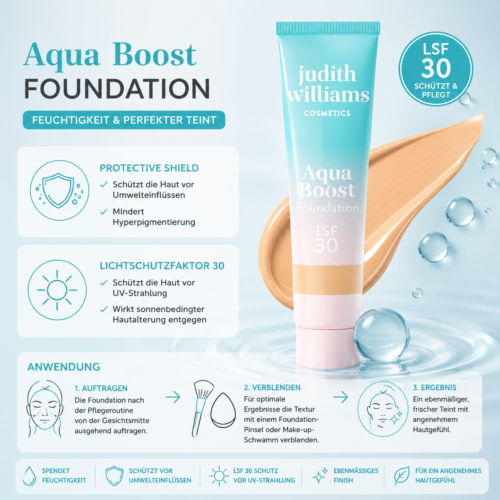 Judith Williams Aqua Boost Foundation LSF 30