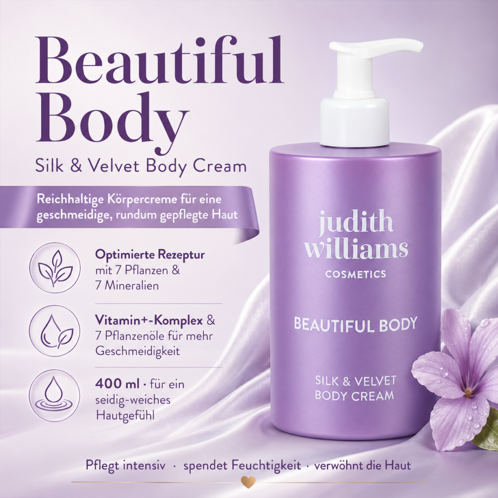 Judith Williams Phytomineral Silk & Velvet Body Cream 400ml