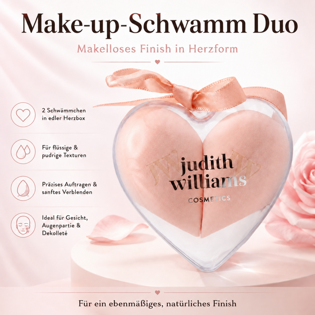 Judith Williams Make-up schwamm in herzform