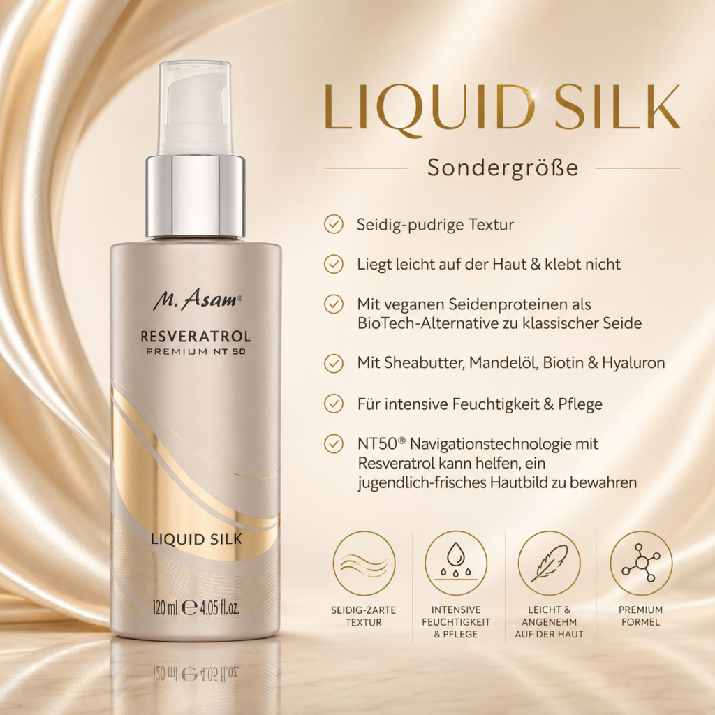 M. ASAM® Resveratrol Premium NT50 Liquid Silk 120ml Sondergröße