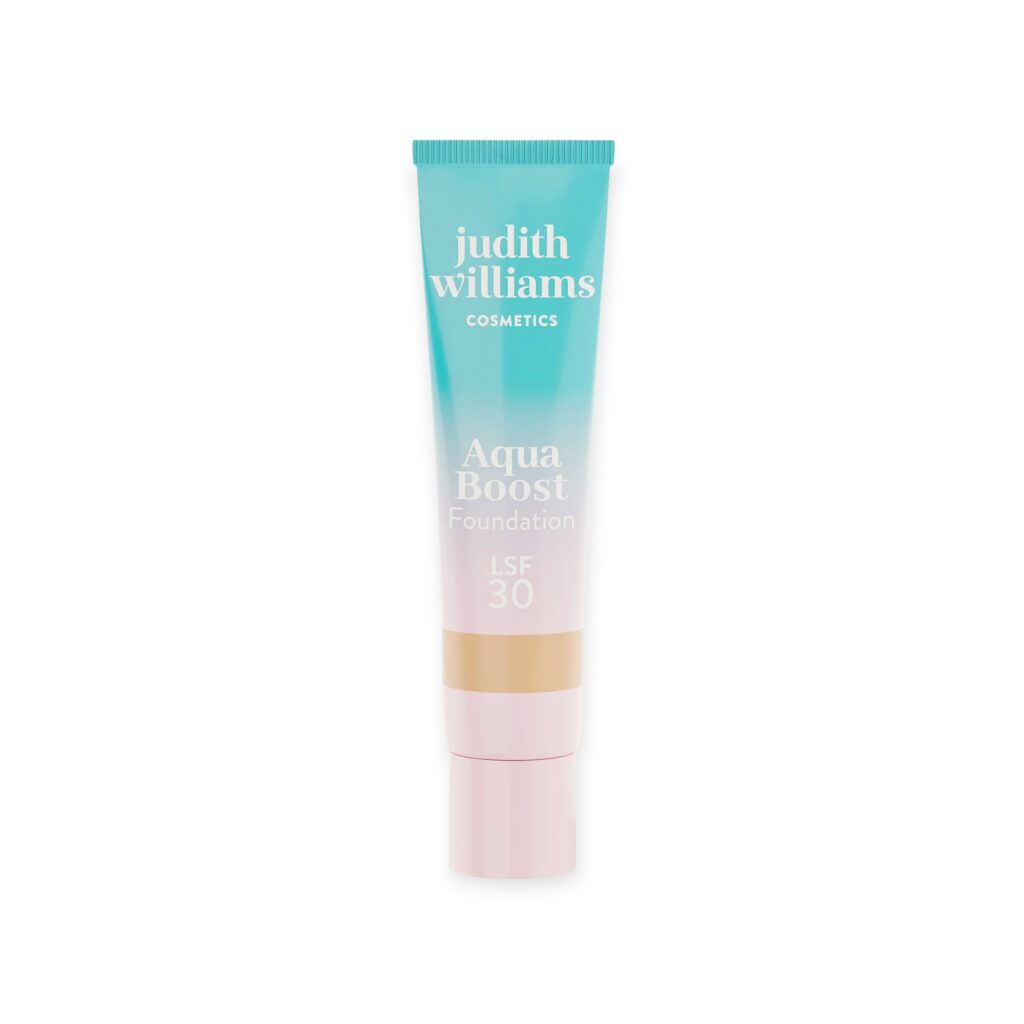 Judith Williams Aqua Boost Foundation LSF 30 – 30ml feuchtigkeitsspendende Foundation mit mittlerer bis hoher Deckkraft