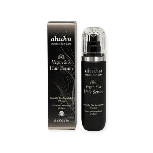 ahuhu Vegan Silk Hair Serum 60ml – pflegendes Haarserum mit veganen Seidenproteinen