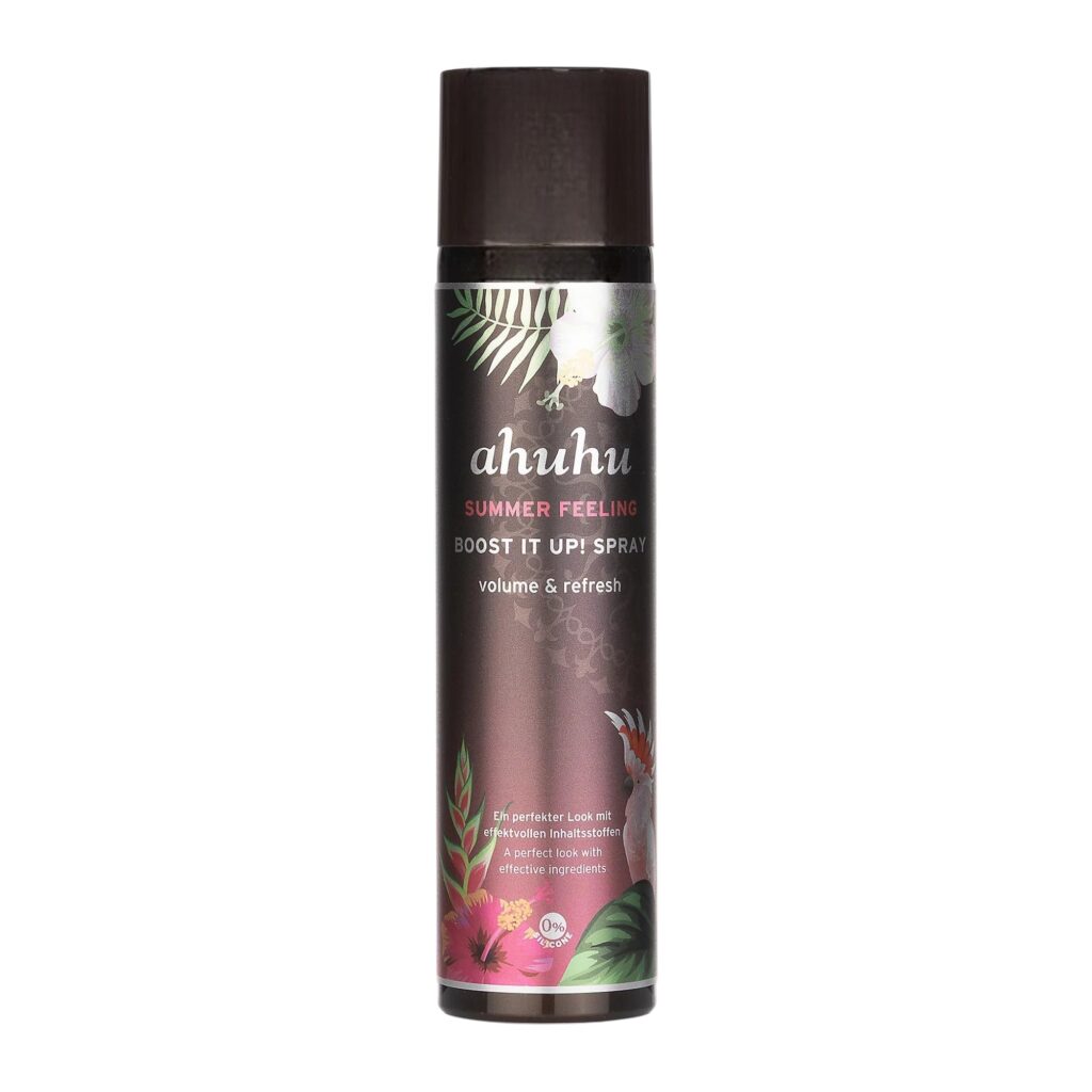 ahuhu Summer Feeling Boost it Up! 300 ml – 2-in-1 Trockenshampoo und Styling-Spray