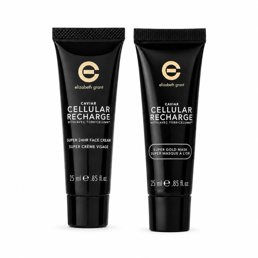 ELIZABETH GRANT Caviar Cellular Recharge Set – 24h Gesichtscreme 25ml & Super Gold Mask 25ml