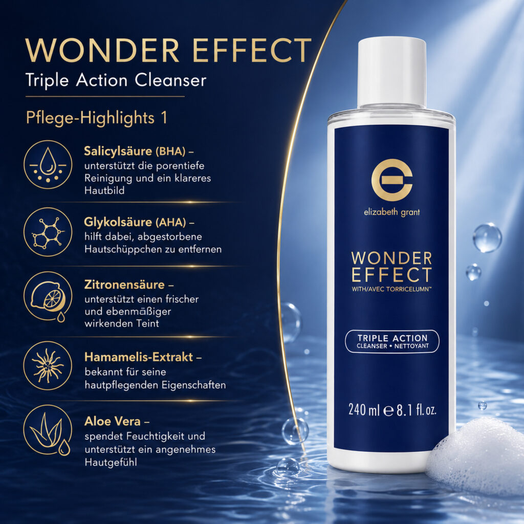 Elizabeth Grant Wonder Effect Triple Action Cleanser 240ml