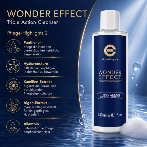 Elizabeth Grant Wonder Effect Triple Action Cleanser 240ml