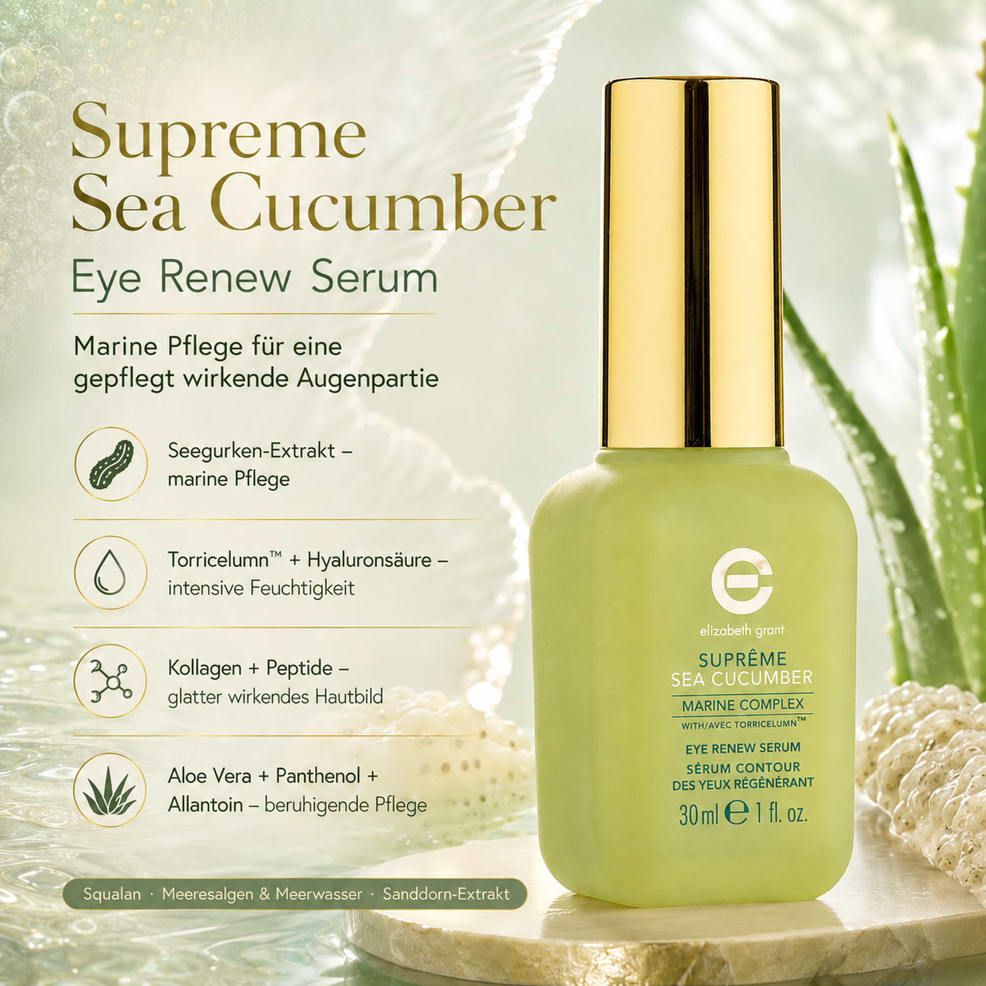 ELIZABETH GRANT Sea Cucumber Eye Renew Serum 30 ml – Bild 2