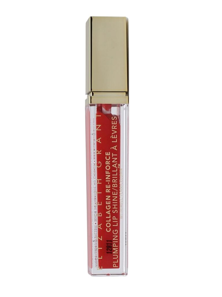 ELIZABETH GRANT Collagen Re-Inforce Plumping Lipshine Lipgloss RED 7,5ml I mit Kollagen & Hyaluronsäure für gepflegte, glänzende Lippen