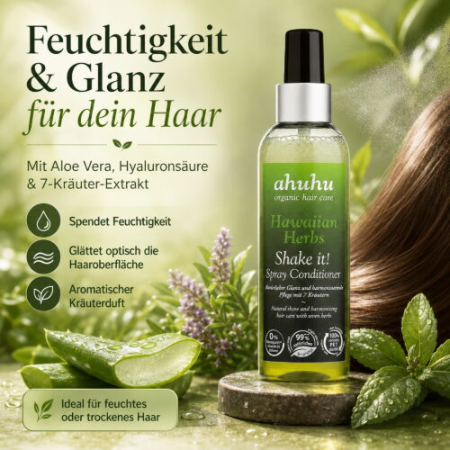 ahuhu Hawaiian Herbs Shake it Spray Conditioner