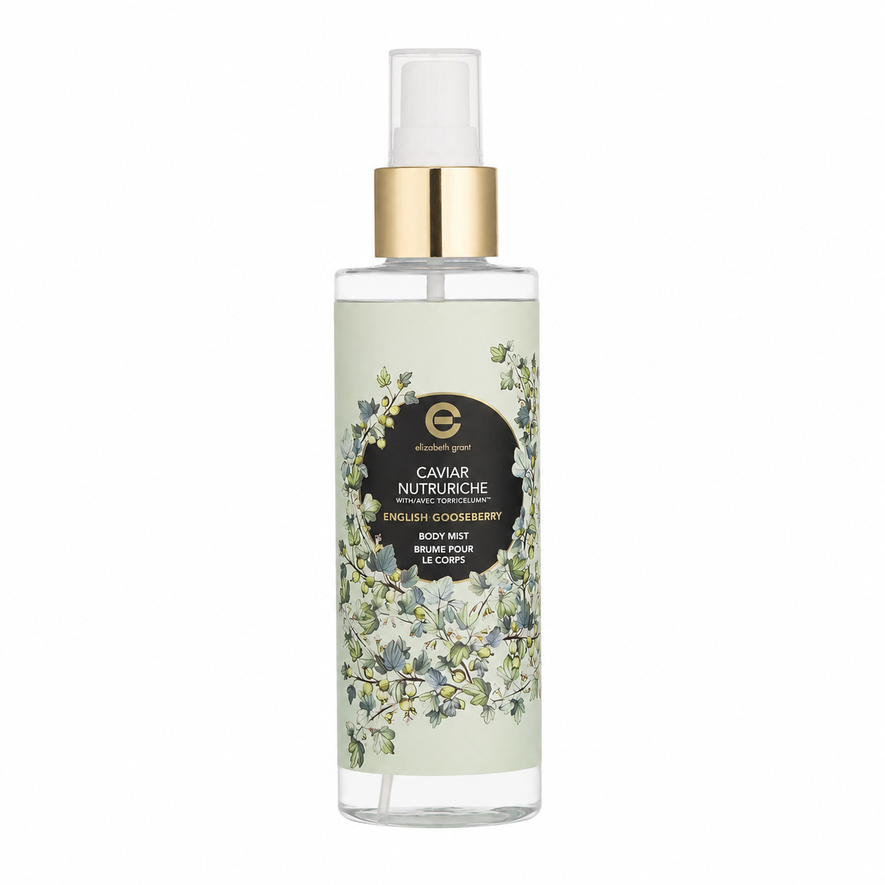 ELIZABETH GRANT Caviar Nutruriche English Gooseberry Body Mist, 150 ml