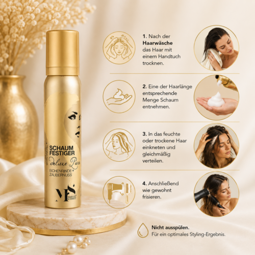 Margot Schmitt Deluxe Pure Schaumfestiger Eichenrinde + Zaubernuss 100ml