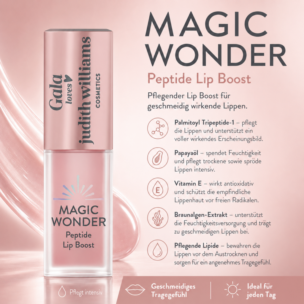 Judith Williams Magic Wonder Peptide Lip Boost - Lippenpflege & Gloss 4,5ml