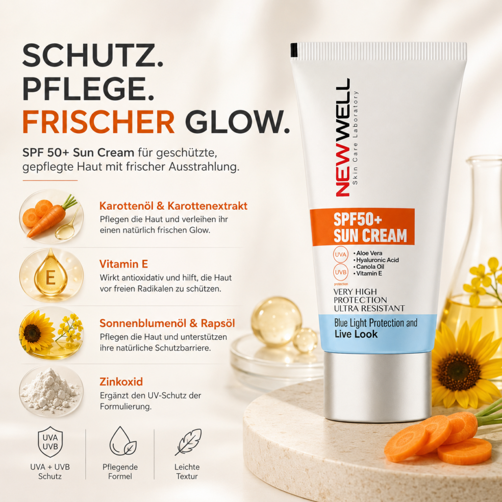 NEWWELL Aloe Vera Sonnencreme SPF