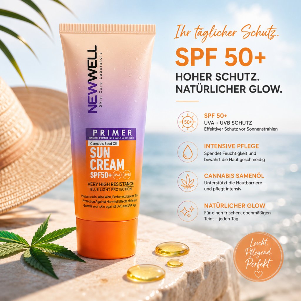 NEWWELL Primer Sonnencreme SPF50+  Make-up Primer (50g)