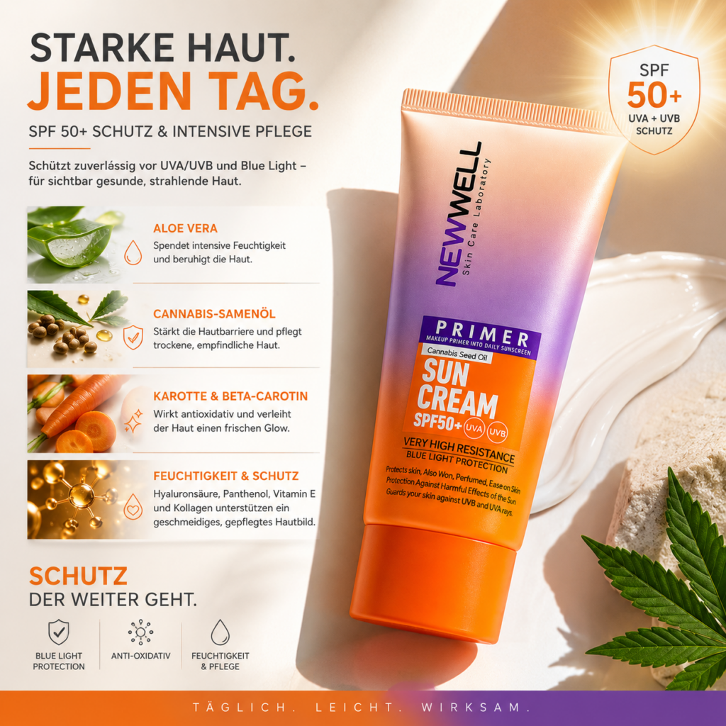 NEWWELL Primer Sonnencreme SPF50+  Make-up Primer (50g)