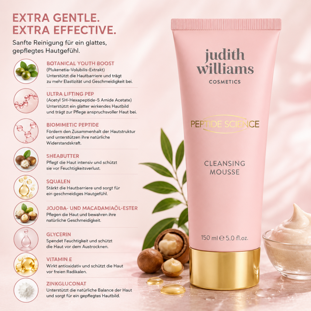 Judith Williams Peptide Science Cleansing Mousse 150ml
