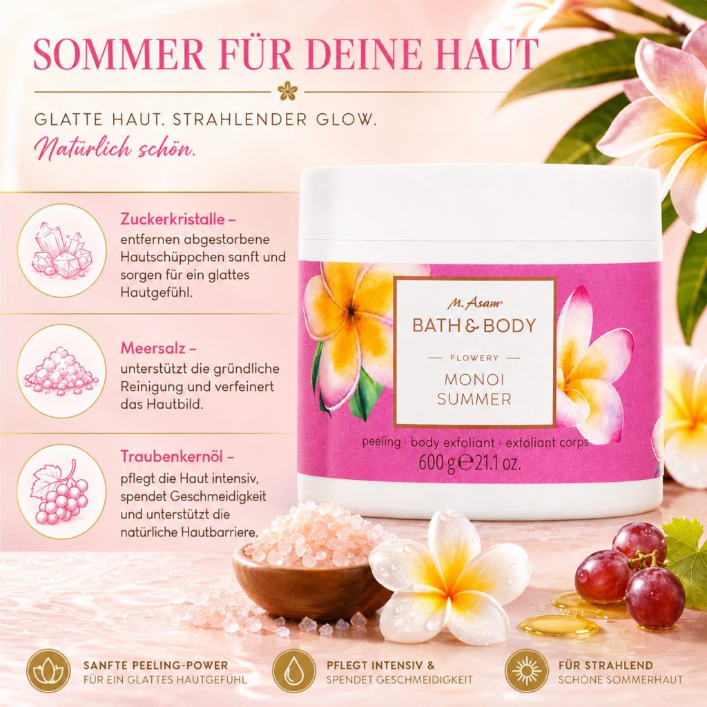 M. Asam Bath & Body Monoi Summer Peeling 600g