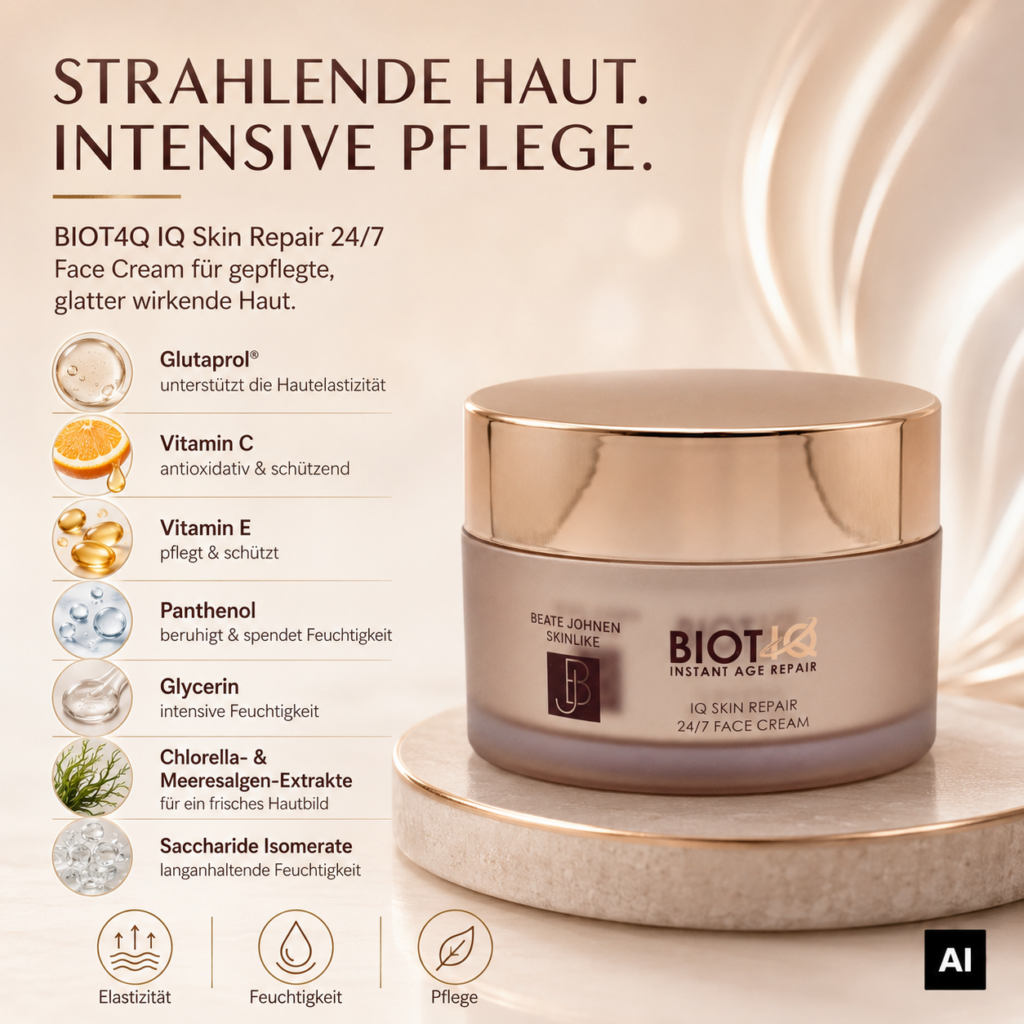 Beate Johnen BiotIQ Skin Repair 24/7 Gesichtscreme 100 ml