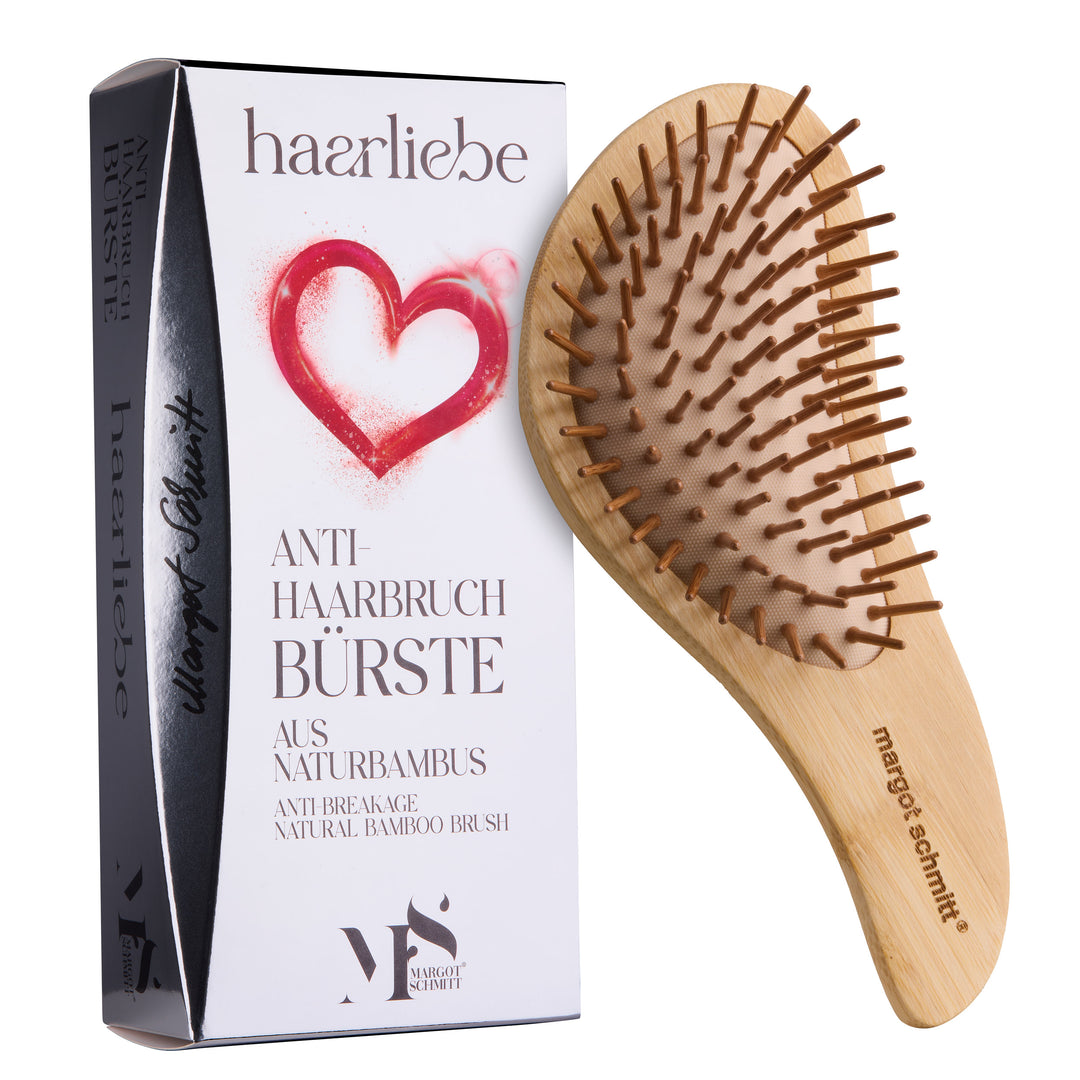 Margot Schmitt Haarliebe Anti Haarbruch Bürste aus Naturbambus – Bild 2