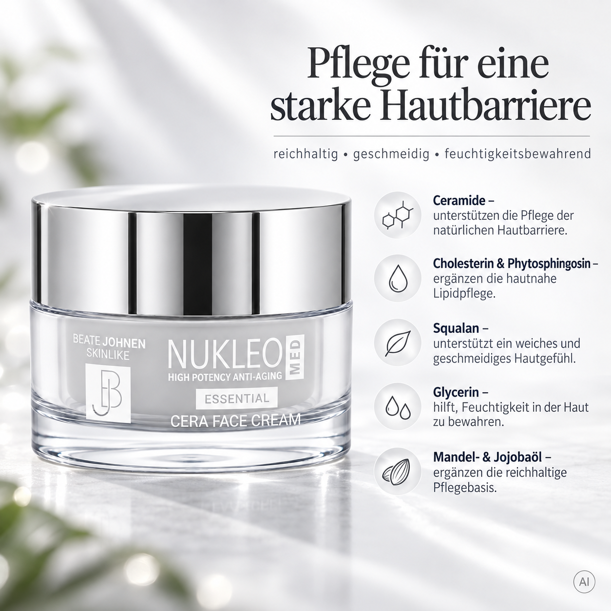 Die wichtigsten Inhaltsstoffe auf einen Blick: