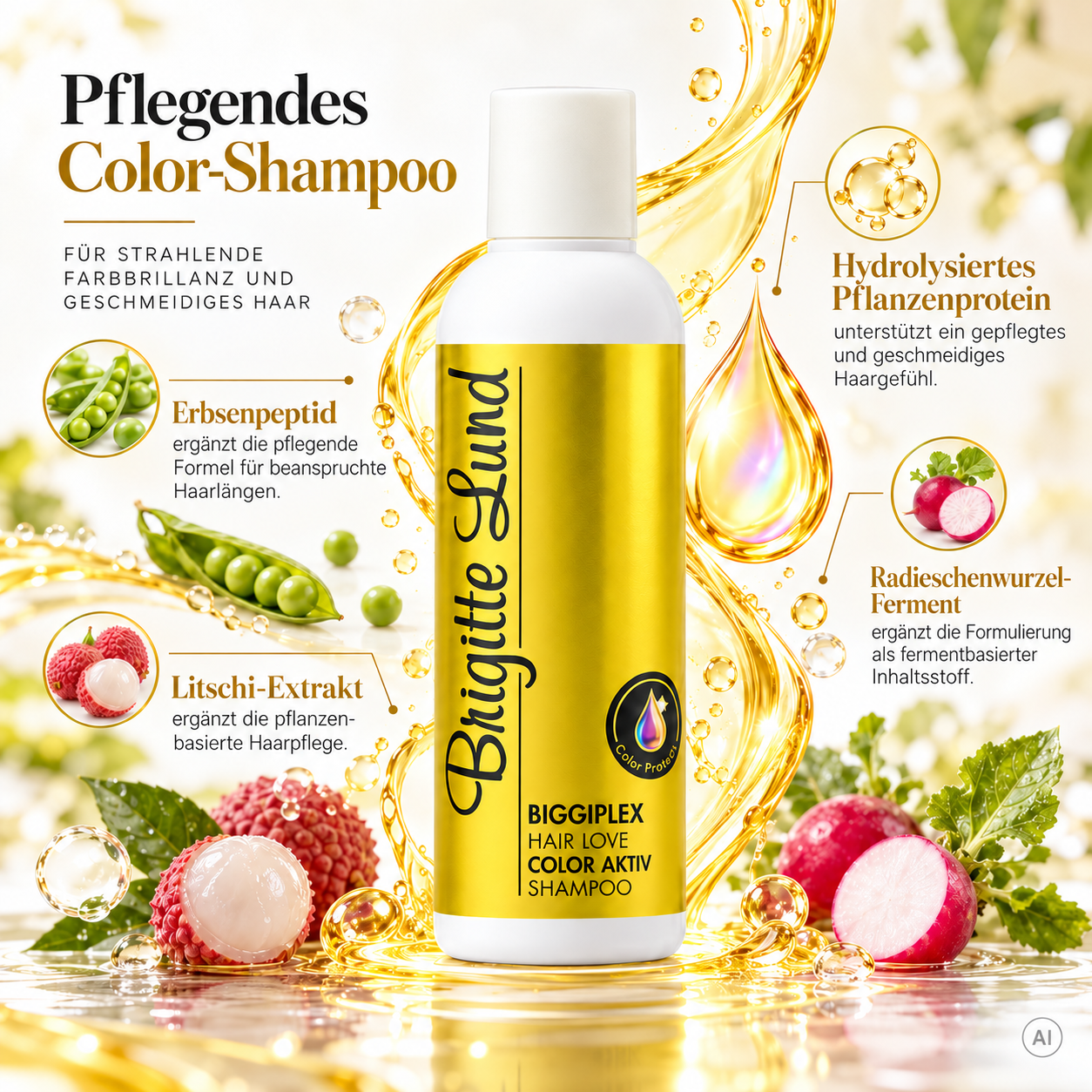 Pflege für coloriertes Haar