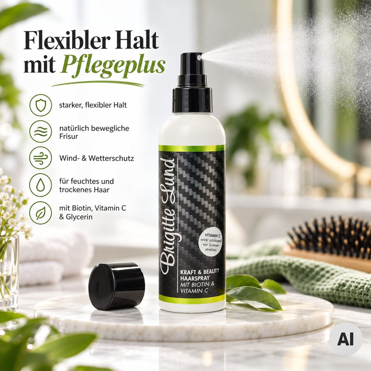 Was bietet das Kraft & Beauty Haarspray?