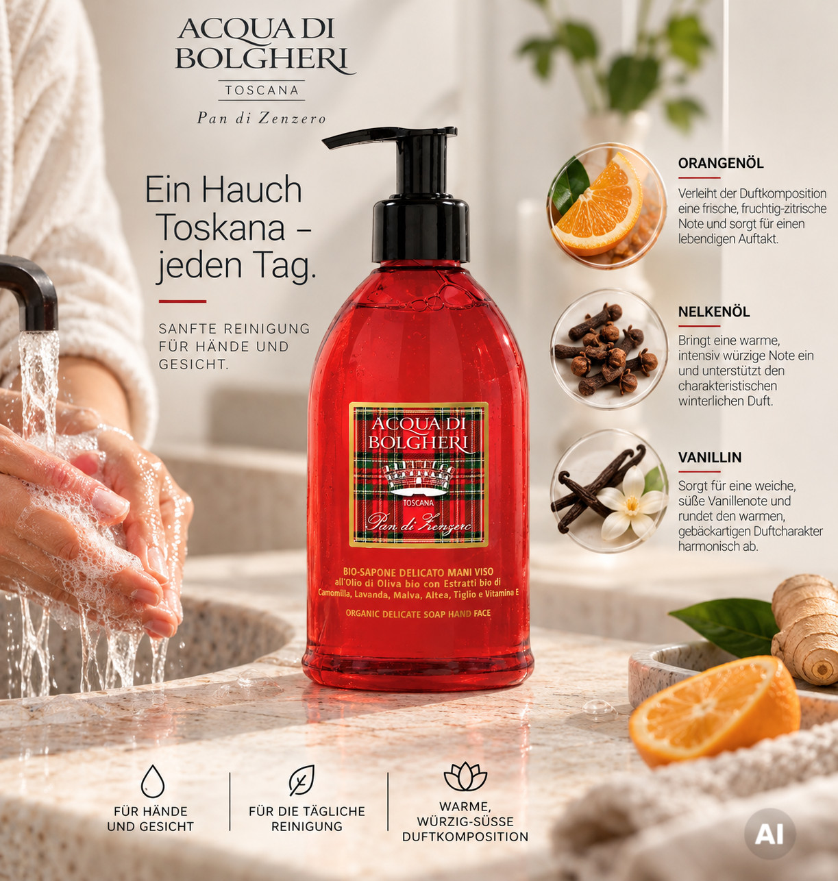 Weitere wichtige Inhaltsstoffe:
