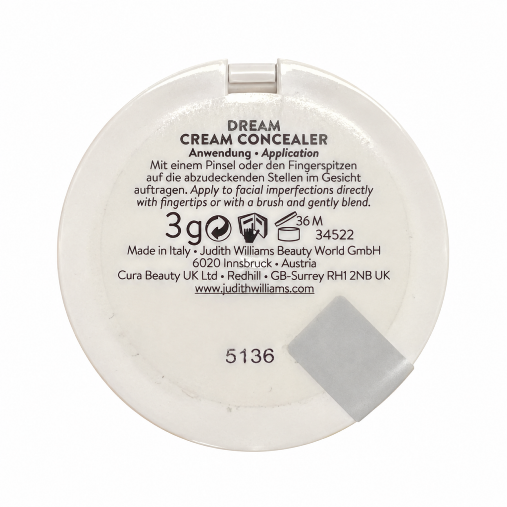 Judith Williams Dream Cream Concealer 3g