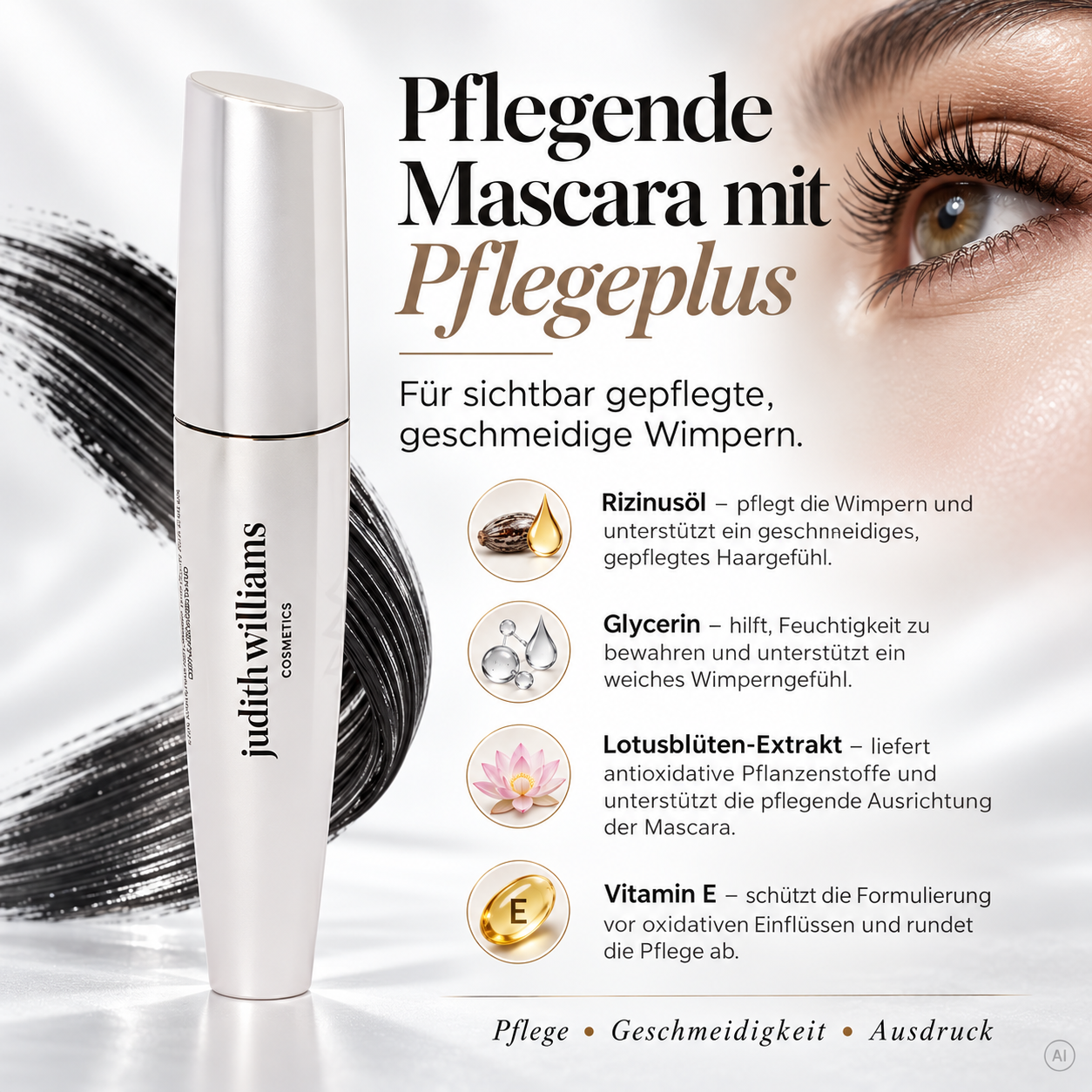 Volumen trifft Wimpernpflege