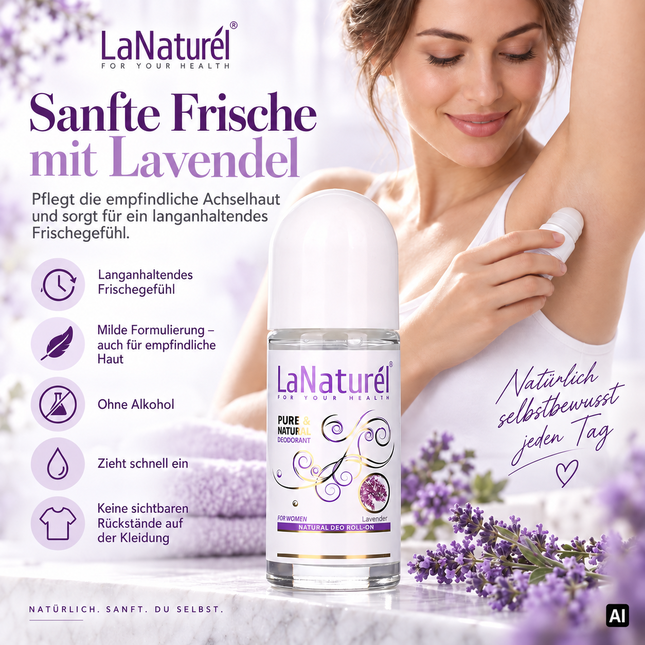 Sanfte Frische mit Lavendel