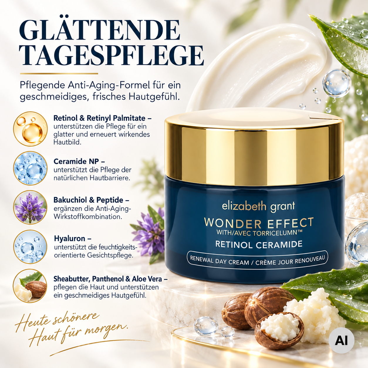 Die wichtigsten Inhaltsstoffe auf einen Blick: