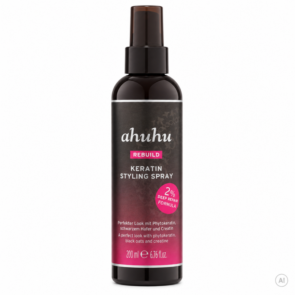 ahuhu Keratin Styling Spray - 2% Deep Repair Formula 200ml