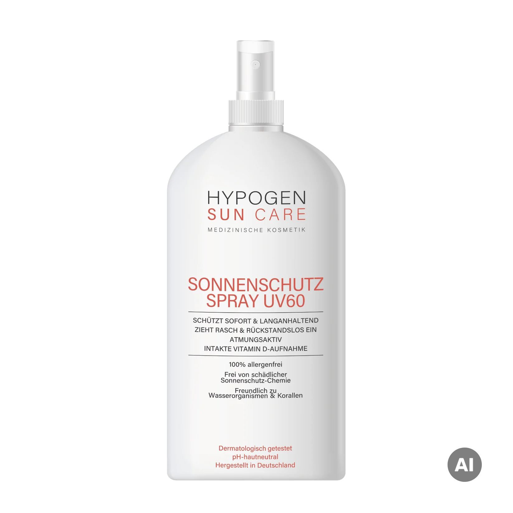 HYPOGEN CARE Sonnenschutz-Spray UV60