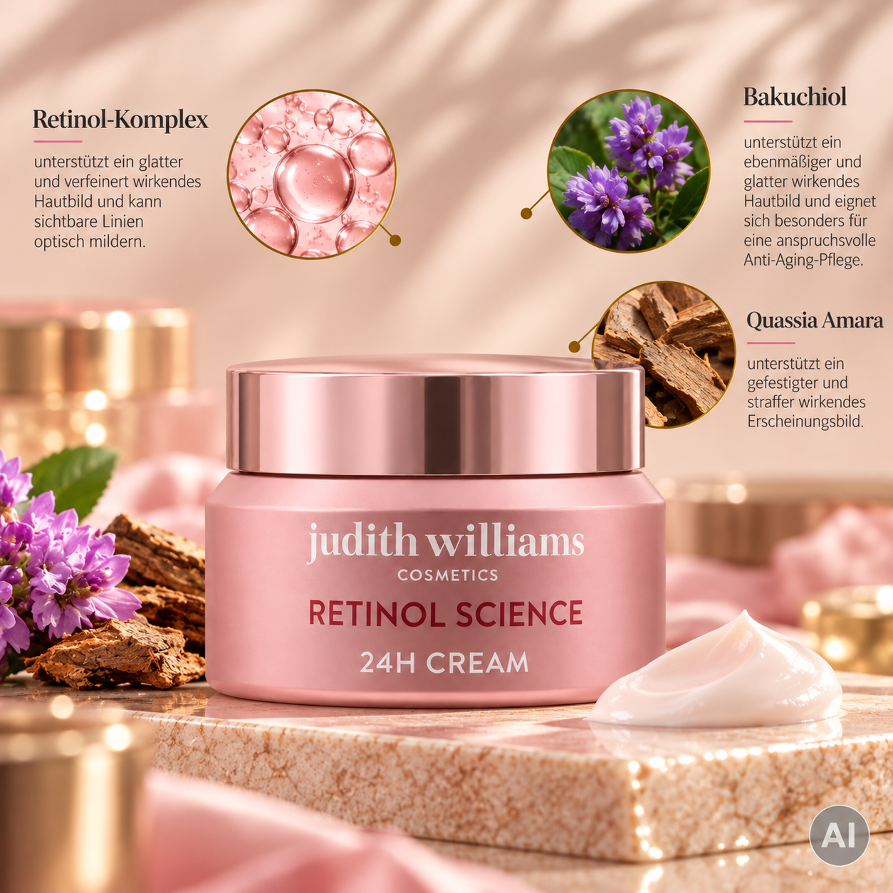 Retinol-Komplex, Bakuchiol & Quassia Amara